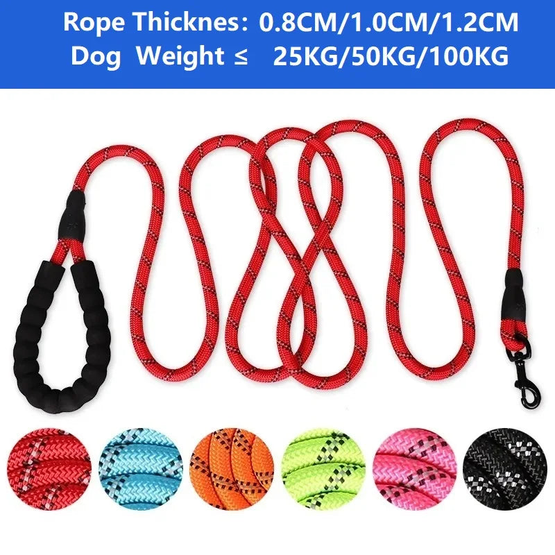 Handle Dog Leash Tow Leash