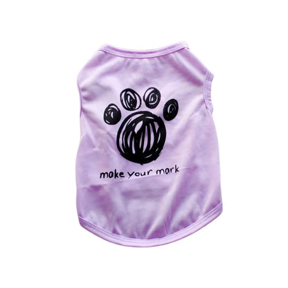 Dog Summer Pet Clothing Tank Top Low Price Pet T-Shirt Outfit