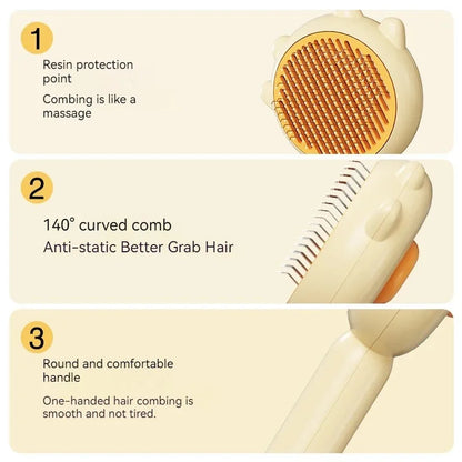 Pet Grooming Needle Brush Massage Self Groomer