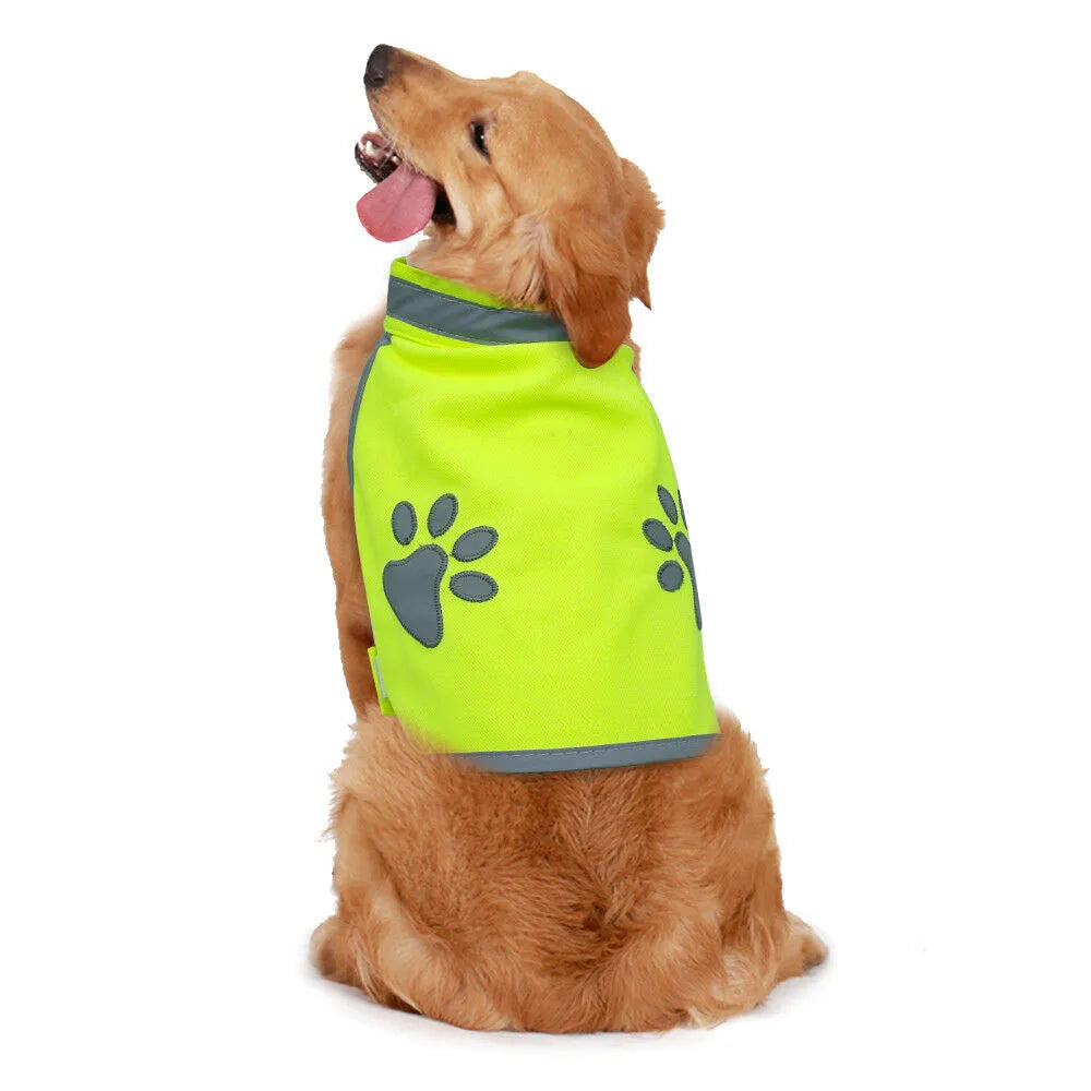 Reflective Dog Safety Vest High Visibility Fluorescent Pet