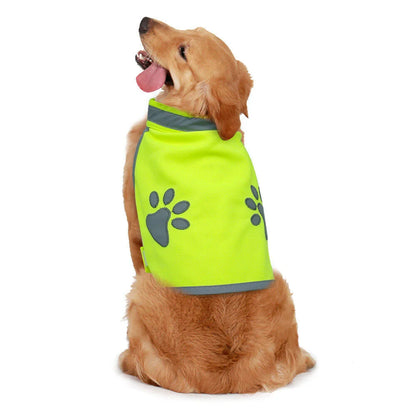 Reflective Dog Safety Vest High Visibility Fluorescent Pet