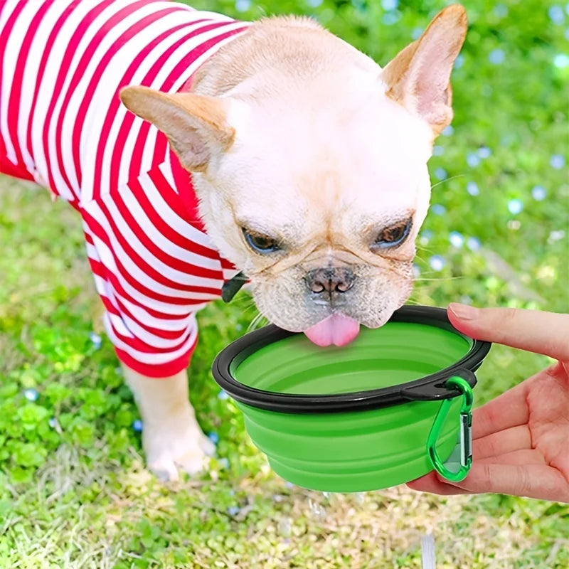 Portable Travel Outdoor Water Food Bowl