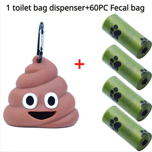 Funny shit bag holder