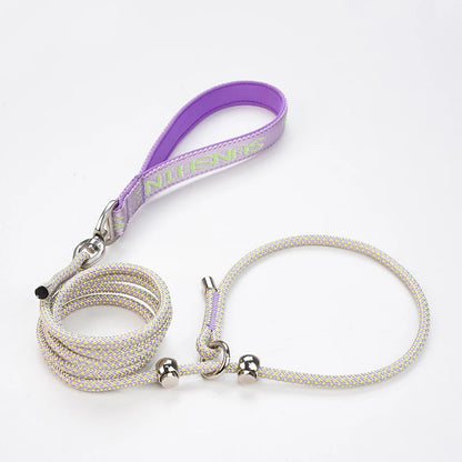 Strong nylon rope leash, anti-choking and anti-pulling