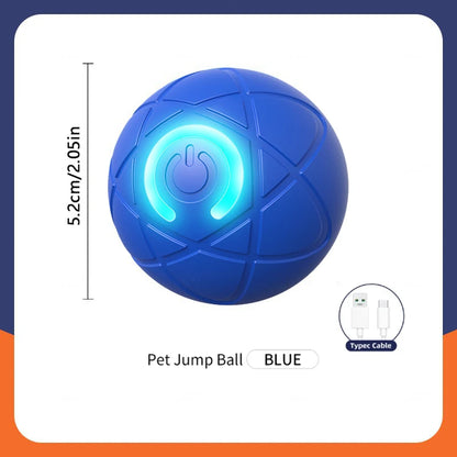 Automatic moving bouncing toy ball