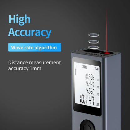 Portable handheld laser rangefinder tool