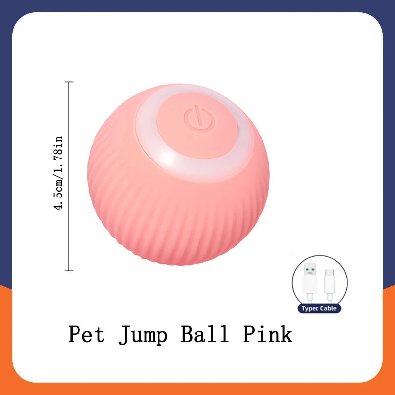 Automatic moving bouncing toy ball