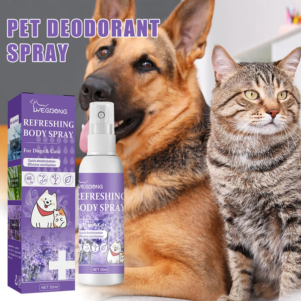 Air Fresh Lavender Essential Oil Dog Deodorizing Spray Long Lasting