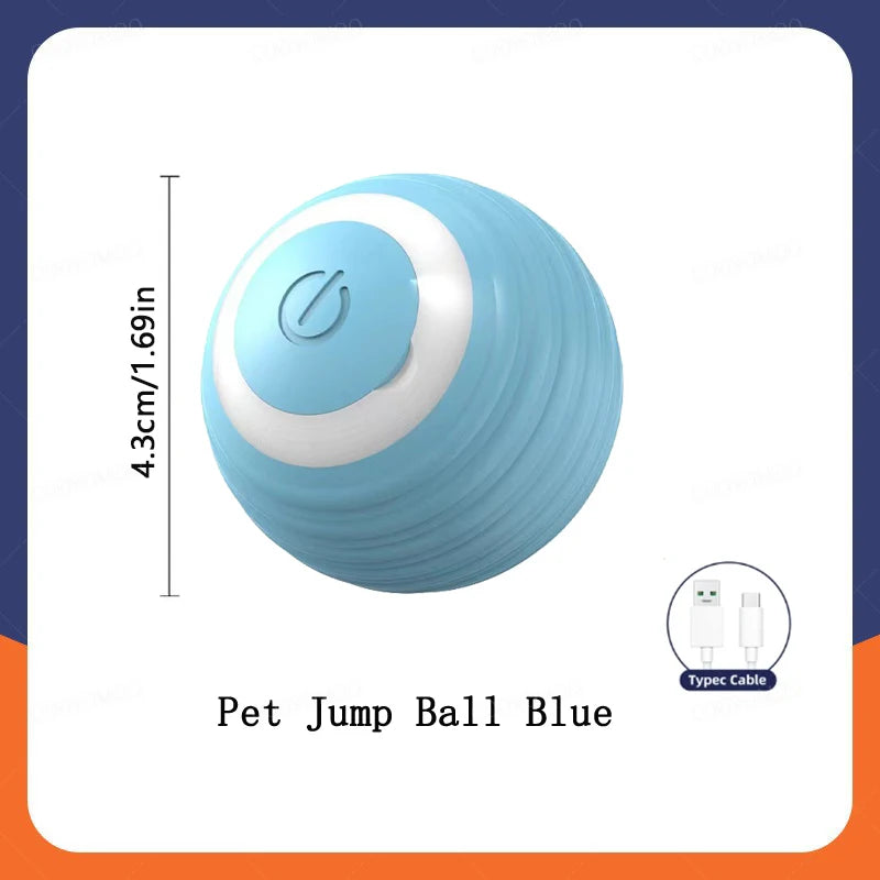 Automatic moving bouncing toy ball