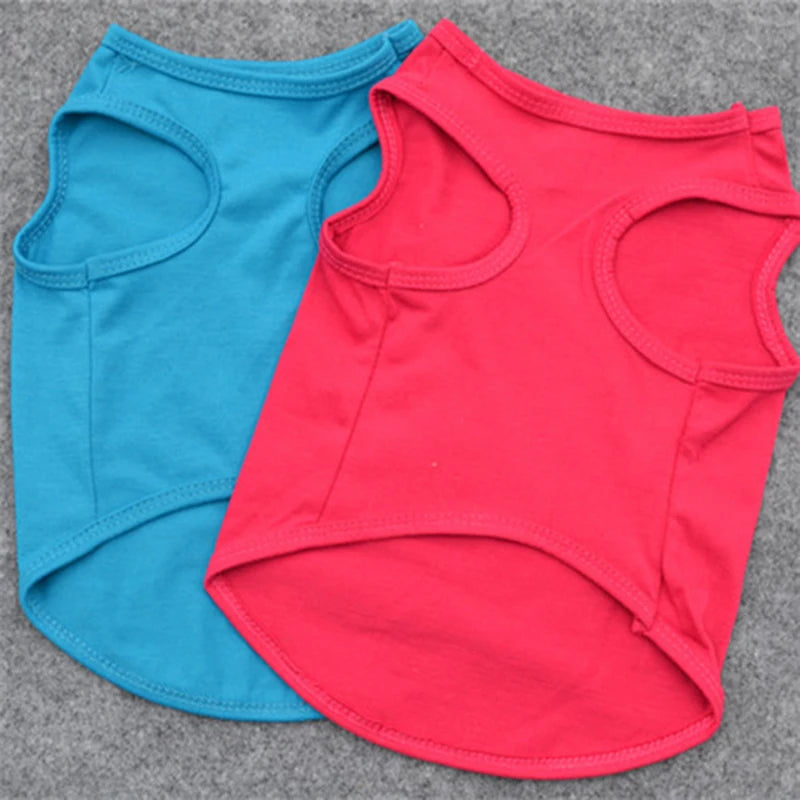 Dog Summer Pet Clothing Tank Top Low Price Pet T-Shirt Outfit