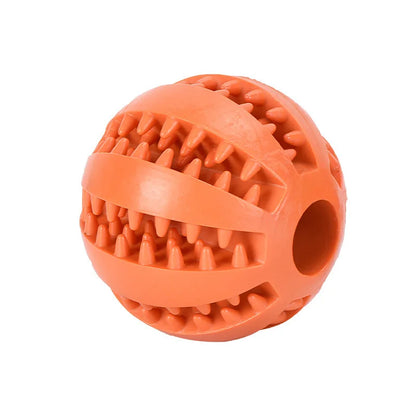 Interactive Rubber Ball Chew Toy, Teeth Cleaning