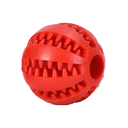 Interactive Rubber Ball Chew Toy, Teeth Cleaning