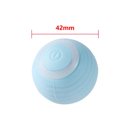 Automatic moving cat toy interactive ball