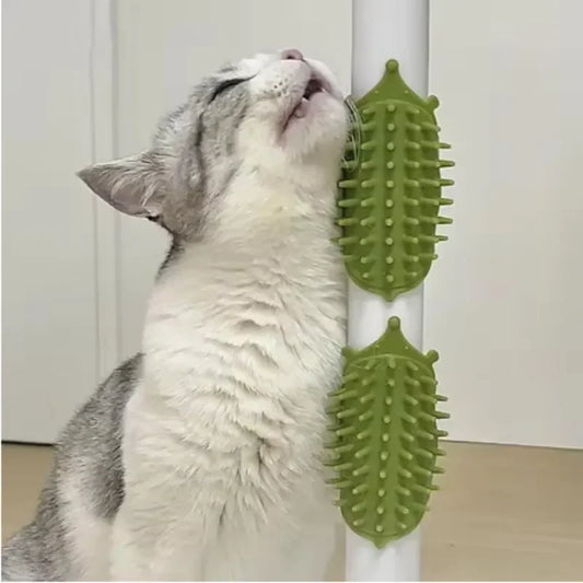 Cat Face Scratcher Clean Massage Comb