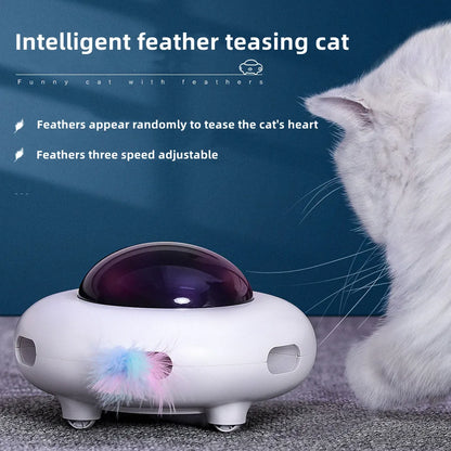 UFO Pet Turntable Capture Training Toys