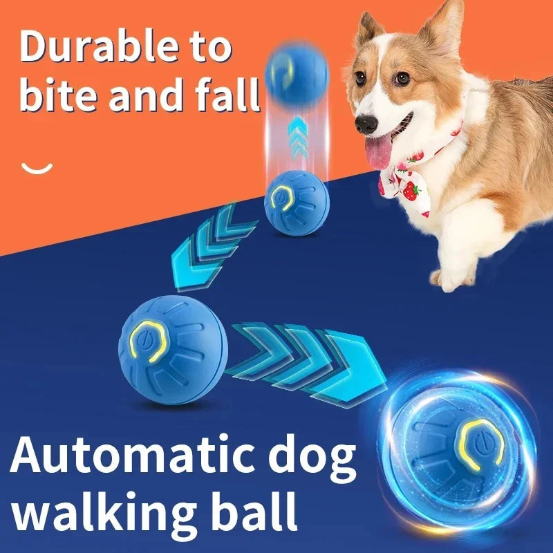 Automatic moving bouncing toy ball