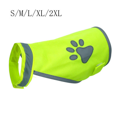 Reflective Dog Safety Vest High Visibility Fluorescent Pet