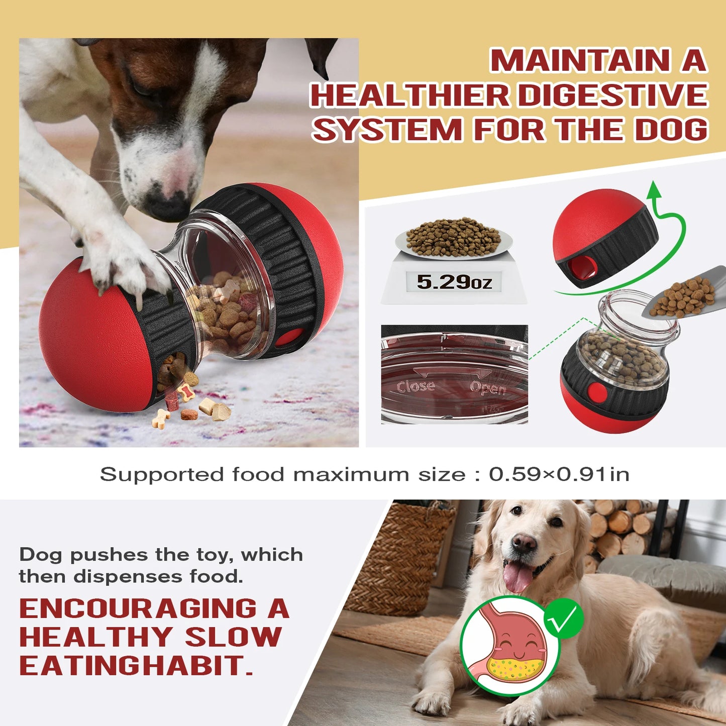 Interactive Slow Food Ball for IQ Improvement