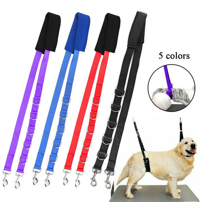 Portable Pet Leash Adjustable Dog D-Ring Bath Strap