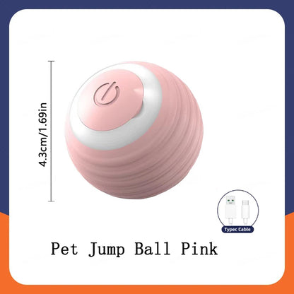 Automatic moving bouncing toy ball