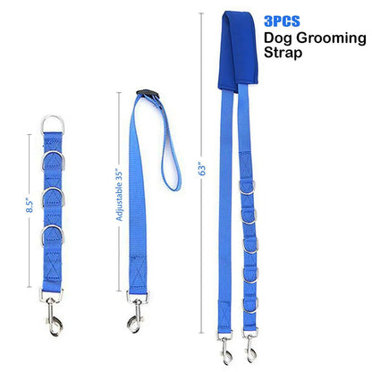 Portable Pet Leash Adjustable Dog D-Ring Bath Strap