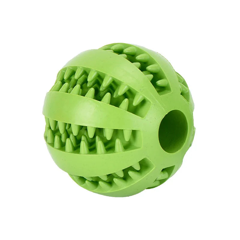 Interactive Rubber Ball Chew Toy, Teeth Cleaning