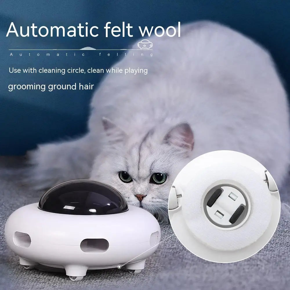 UFO Pet Turntable Capture Training Toys