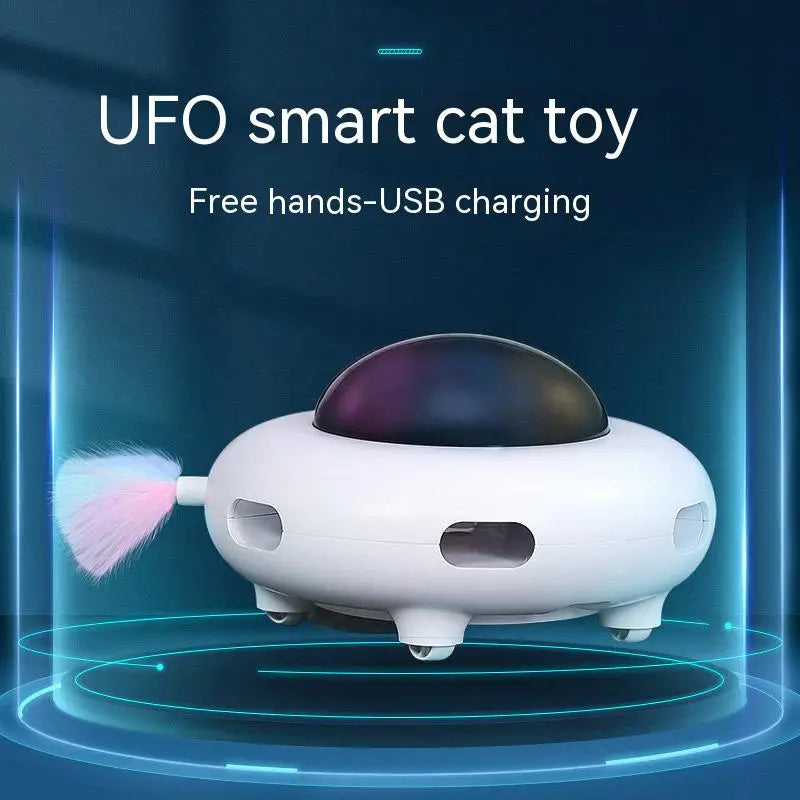 UFO Pet Turntable Capture Training Toys