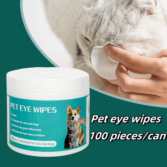 Pet Cleaning Products Eye Wipes Remove Tear Stains Cleaning Wipes