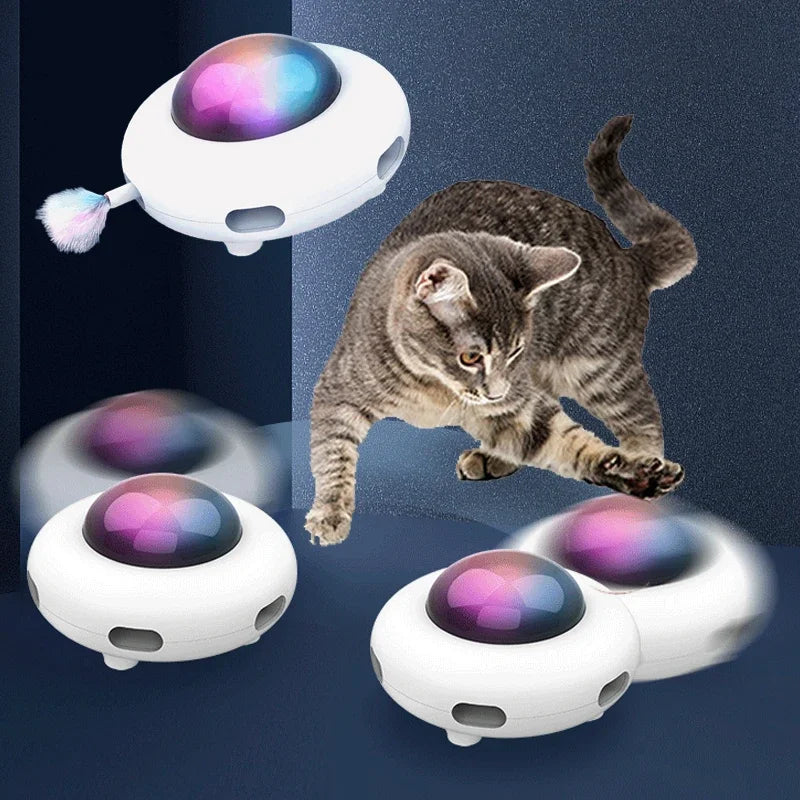 UFO Pet Turntable Capture Training Toys